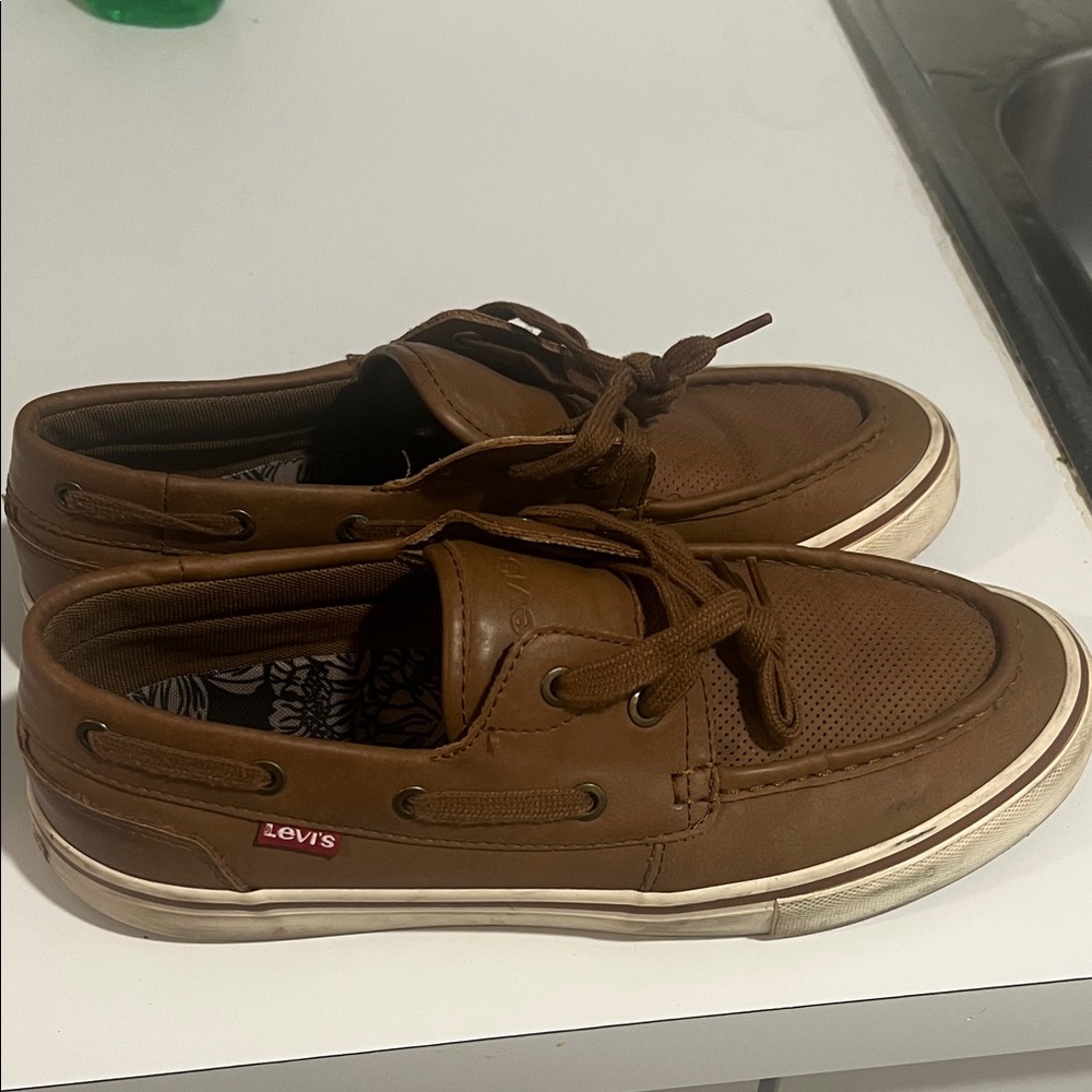 Levi's Men's Tan Boat Shoes